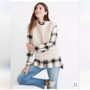 Madewell Firgrove Ribbed Crewneck Sweater Vest